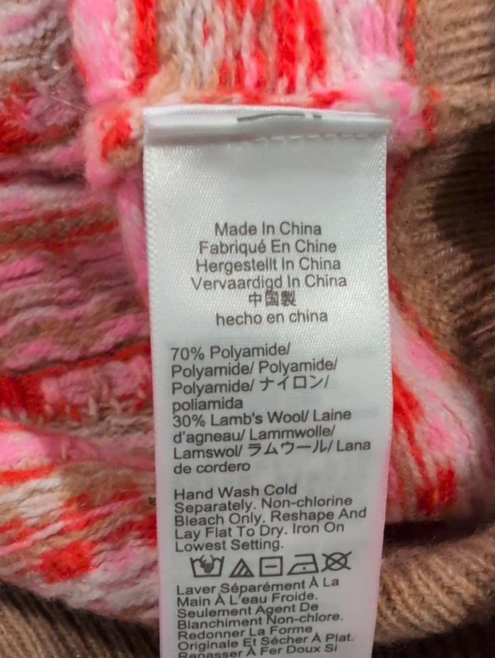 J. Crew Shrunken Fair Isle Heart Sweater Wool Blend - Picture 6 of 7